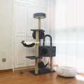 Multi-platform Cat Tree With Scratching Posts And Enclosure